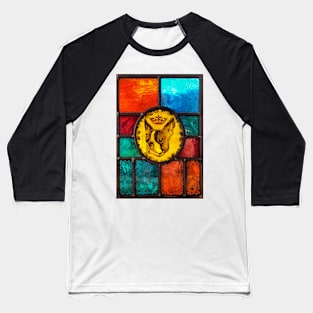 Queen Meryl (stained glass window) Baseball T-Shirt